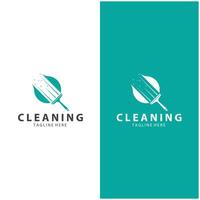 Cleaning logo cleaning house logo cleaning window logo vector design