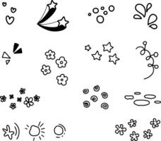 doodles element design for templates. vector