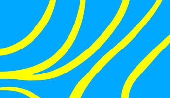 abstract stripes background .blue and yellow colors and trendy handdrawing doodle style vector