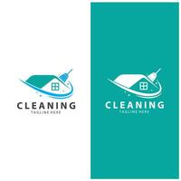 Cleaning logo cleaning house logo cleaning window logo vector design