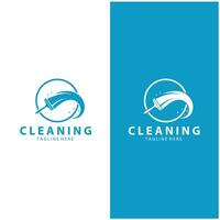 Cleaning logo cleaning house logo cleaning window logo vector design