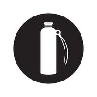 Drinking water bottle icon vector