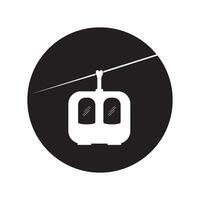 funicular icon vector