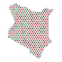 Kenya map icon vector