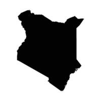 Kenya map icon vector