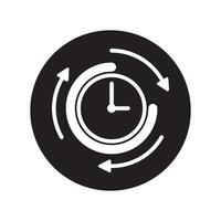 icono de reloj despertador vector