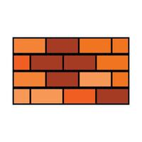Brick icon vector