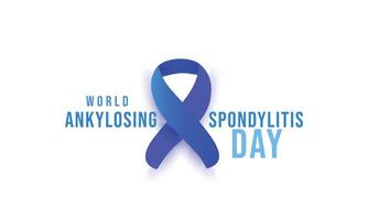 World Ankylosing Spondylitis Day. background, banner, card, poster, template. Vector illustration.