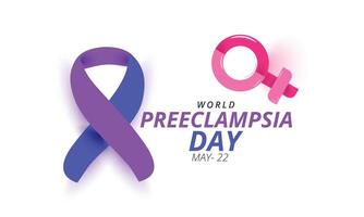 World Preeclampsia day. background, banner, card, poster, template. Vector illustration.