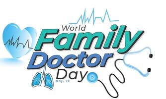 World Family Doctor day. background, banner, card, poster, template. Vector illustration.