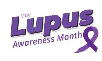 Lupus awareness month. background, banner, card, poster, template. Vector illustration.