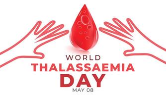 World Thalassaemia day. background, banner, card, poster, template. Vector illustration.