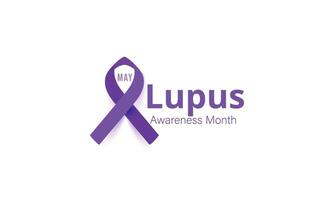 Lupus awareness month. background, banner, card, poster, template. Vector illustration.