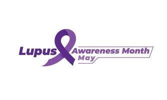 Lupus awareness month. background, banner, card, poster, template. Vector illustration.