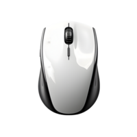 AI generated Wireless computer mouse on png background