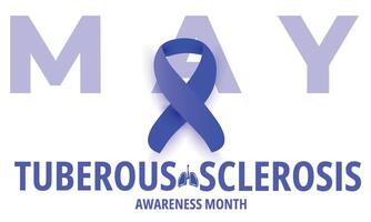 National Tuberous Sclerosis awareness month. background, banner, card, poster, template. Vector illustration.