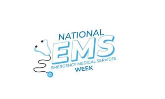 National Ems week. background, banner, card, poster, template. Vector illustration.