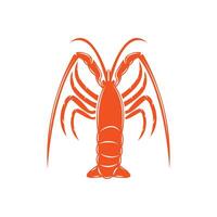 Lobster logo design template vector