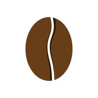 Coffee bean icon vector