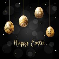 happy easter day. happy easter day egg wallpaper background. happy easter greeting card. vector