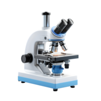 AI generated Microscope isolated on transparent background png