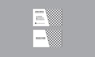 business card design, modern visiting card vector