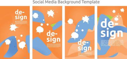 Modern Abstract Social Media banner Template  . Perfect for your promotion banner on social media. feed background design. vector