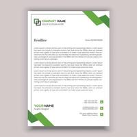 Corporate business letterhead template design. vector