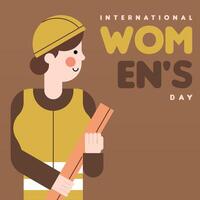 Happy women's day illustration background vector