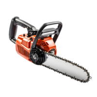 AI generated Modern chainsaw on transparent background png file