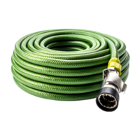 AI generated Green hose on transparent background png file