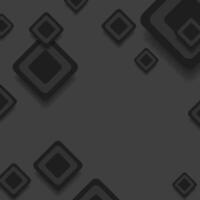 Black abstract tech squares vector design