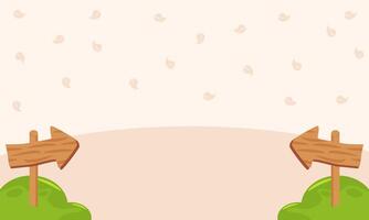 simple vector background. vector background with 2 arrow boards.