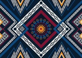 Abstract Oriental ethnic geometric, seamless pattern, graphic design geometric print pattern,design for gift wrapping paper, carpet, wallpaper, clothing, wrap, fabric, cover, textile, Etc. vector
