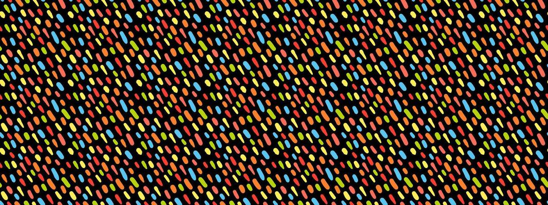 Abstract mosaic small slash dash colored seamless pattern. Vector geometric rain texture backdrop illustration.