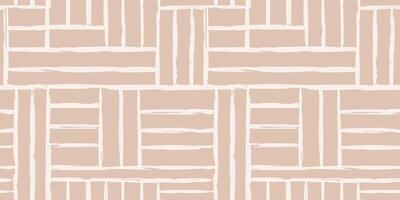 Trendy aesthetic abstract seamless pattern with geometric print. Minimalistic Organic brush stroke, ink texture. Simple design for wallpaper, textile, wrapping, packing, fabric, branding, decoration vector
