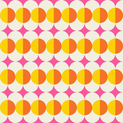 Essential geometric printable seamless pattern with abstract Minimal elegant line form stroke shapes in vibrant colors. Modern simple background in minimalist mid century style vector wall art