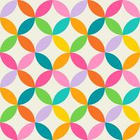 Essential geometric printable seamless pattern with abstract Minimal elegant line form stroke shapes in vibrant colors. Modern simple background in minimalist mid century style vector wall art
