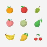 Fruits hand drawn vector illustration