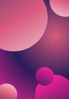 Abstract gradient circle wave background template, ready to use vector