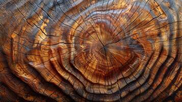 AI generated Detailed Close Up of Wood Texture photo