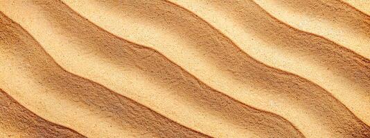 AI Generated High-resolution image of wavy sand dunes pattern, suitable for backgrounds photo