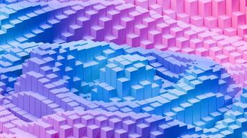 a 3d rendering of a colorful  abstract loop animated background video