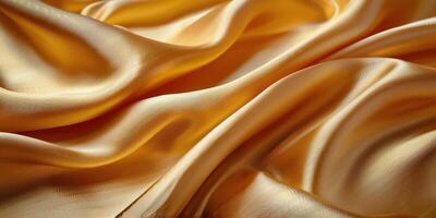 AI generated Close Up View of Wavy Fabric photo