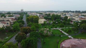 Top view of Defence Housing Society of Lahore Pakistan on July 22, 2023 video