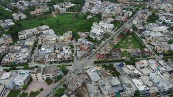 oben Aussicht von Verteidigung Gehäuse Gesellschaft von lahore Pakistan auf Juli 22, 2023 video