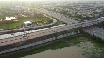 Top view of Defence Housing Society of Lahore Pakistan on July 22, 2023 video