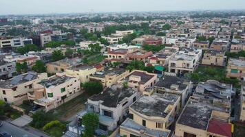 Top view of Defence Housing Society of Lahore Pakistan on July 22, 2023 video