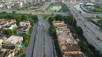 Top view of Defence Housing Society of Lahore Pakistan on July 22, 2023 video