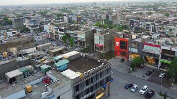 Top view of Defence Housing Society of Lahore Pakistan on July 22, 2023 video